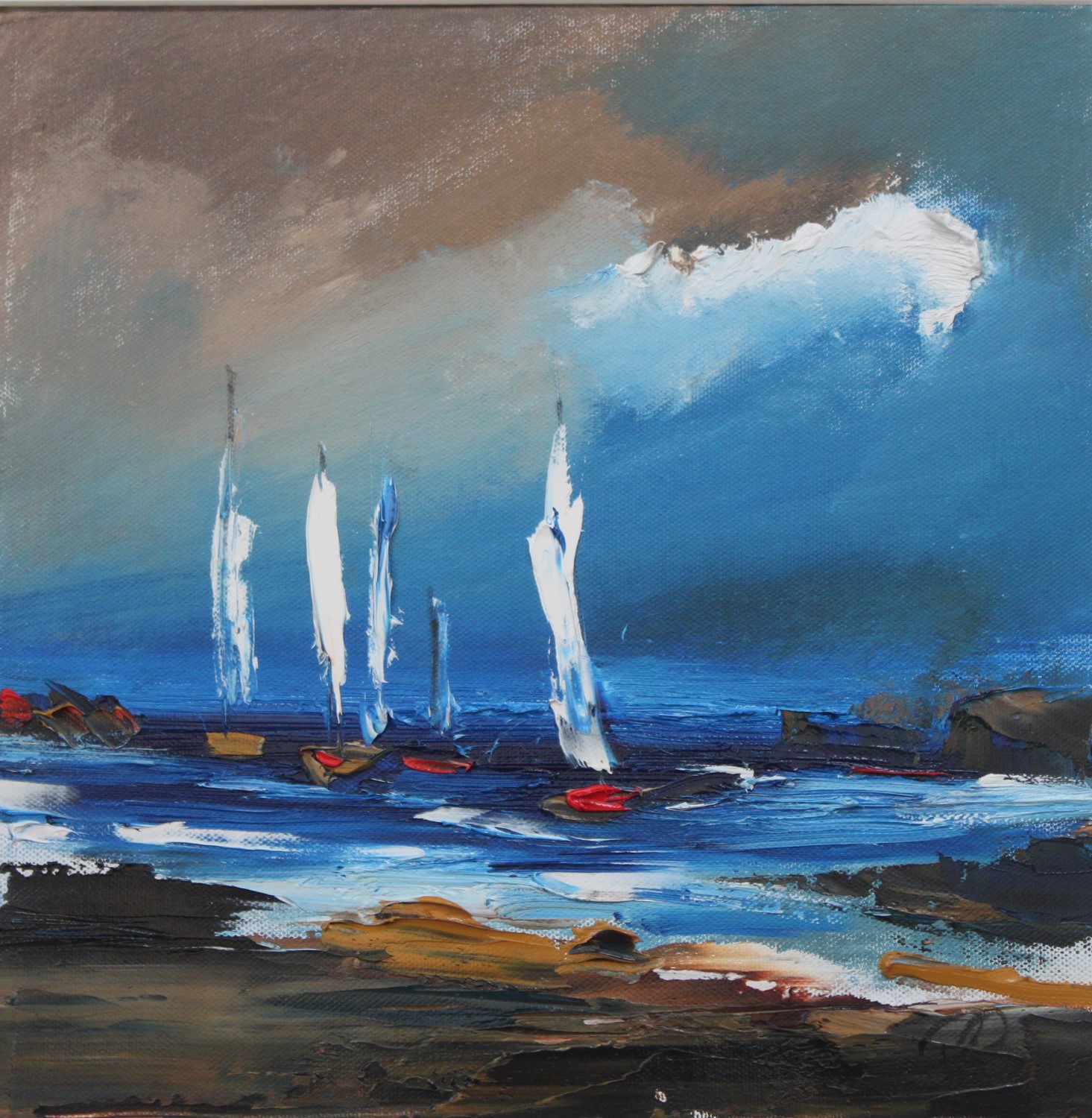 'Atlantic Sails' by artist Rosanne Barr